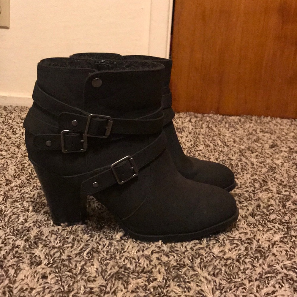 Justfab Black Yarah Boots